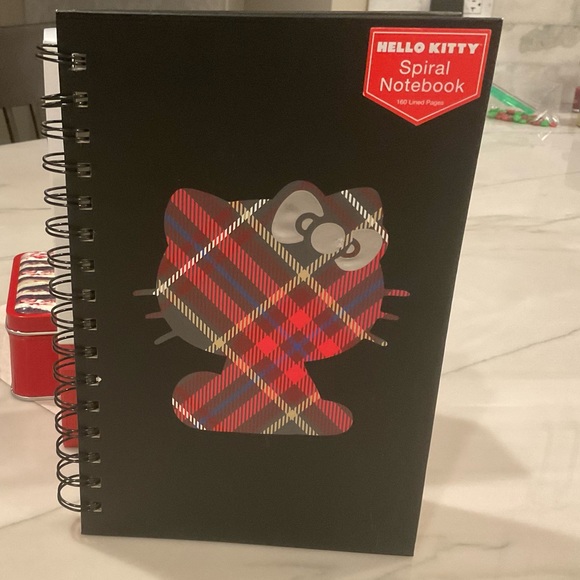 Sanrio Other - Hello Kitty Plaid Spiral Notebook NWT